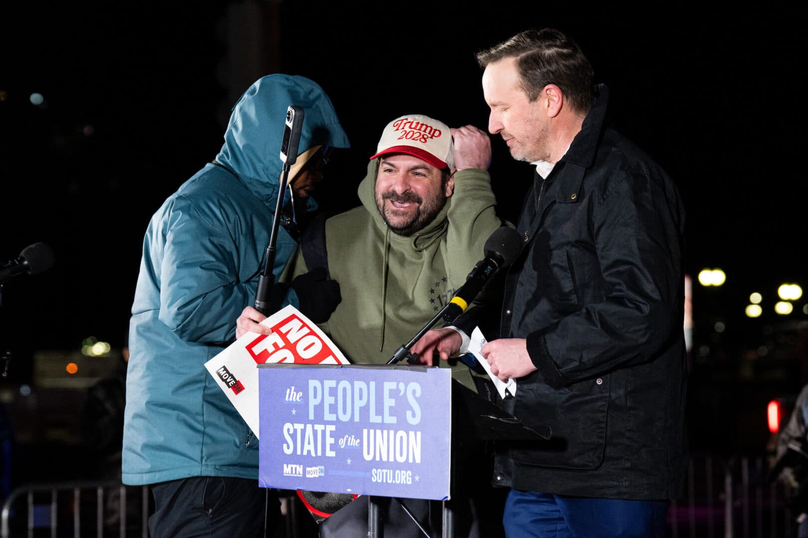 Trump Defends Economy and Immigration in Record-Length SOTU