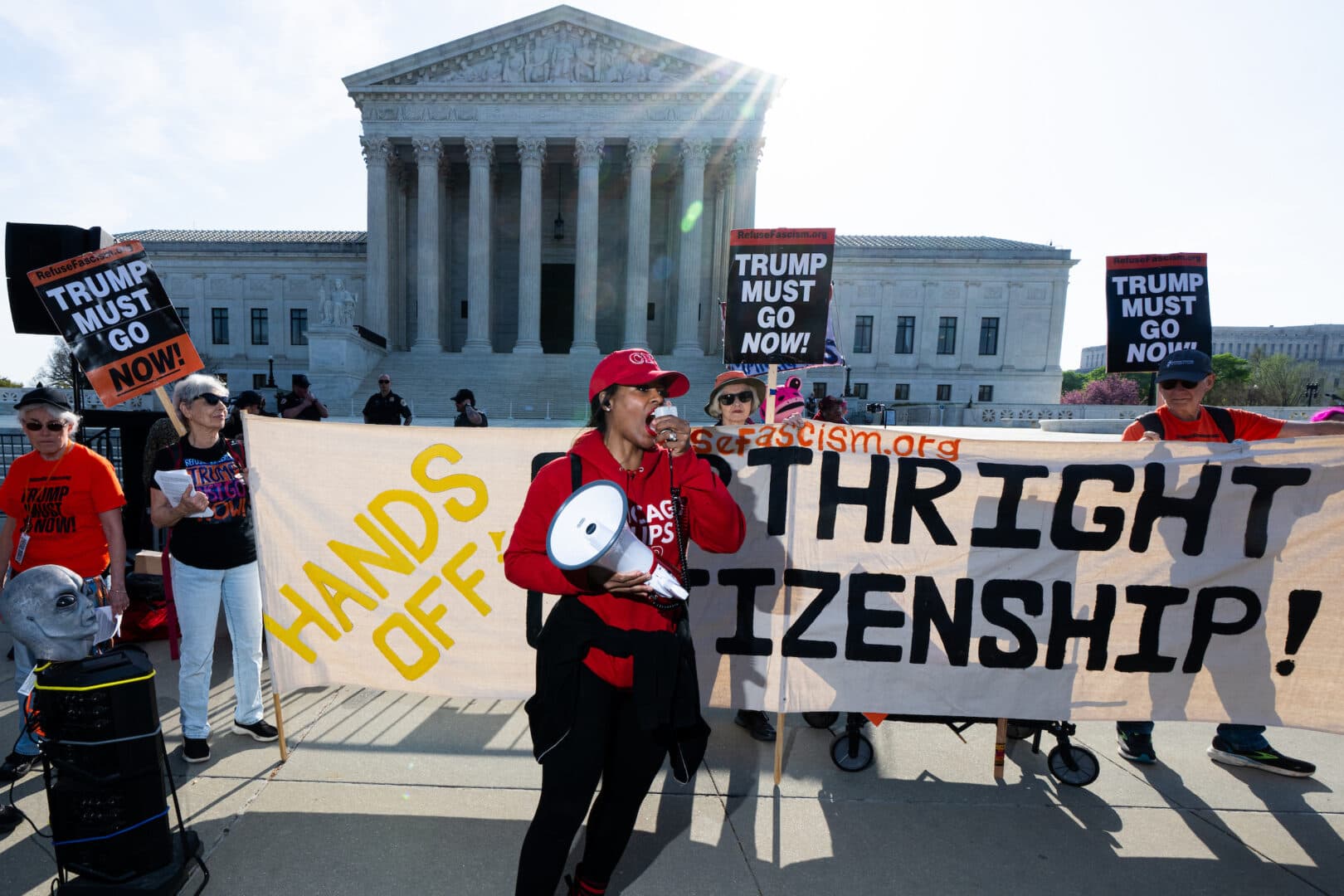 Supreme Court Weighs Trump's Bid To Limit Birthright Citizenship